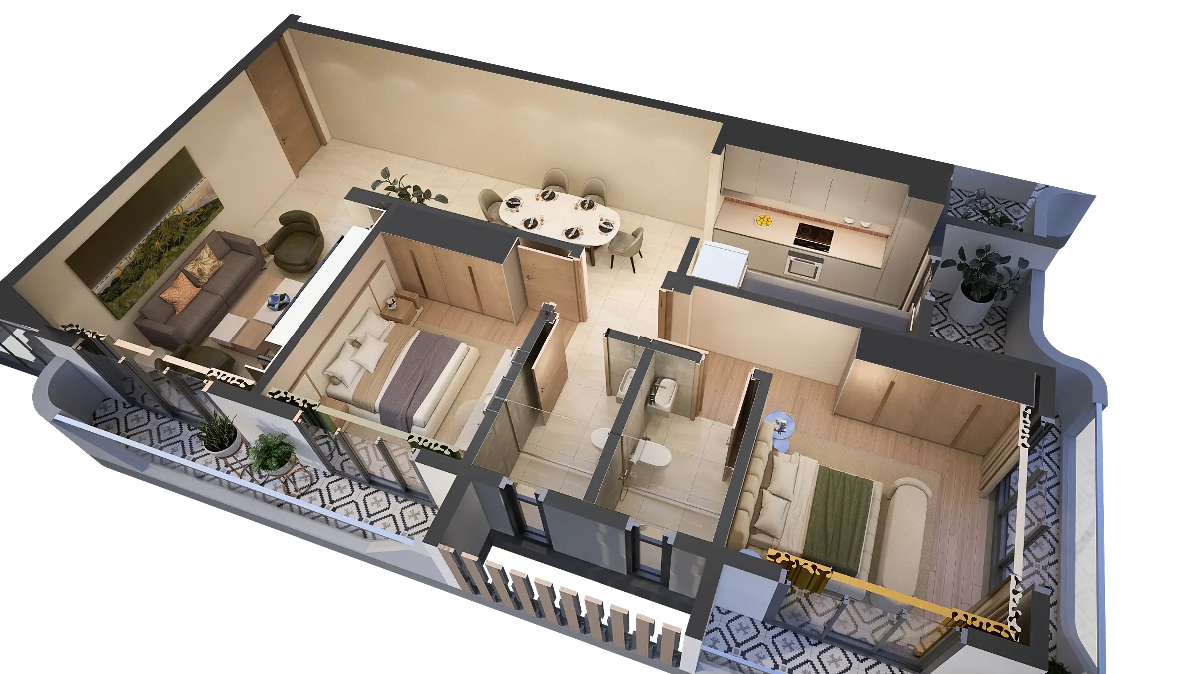 Kwetu Residence floor plan — Plan 3