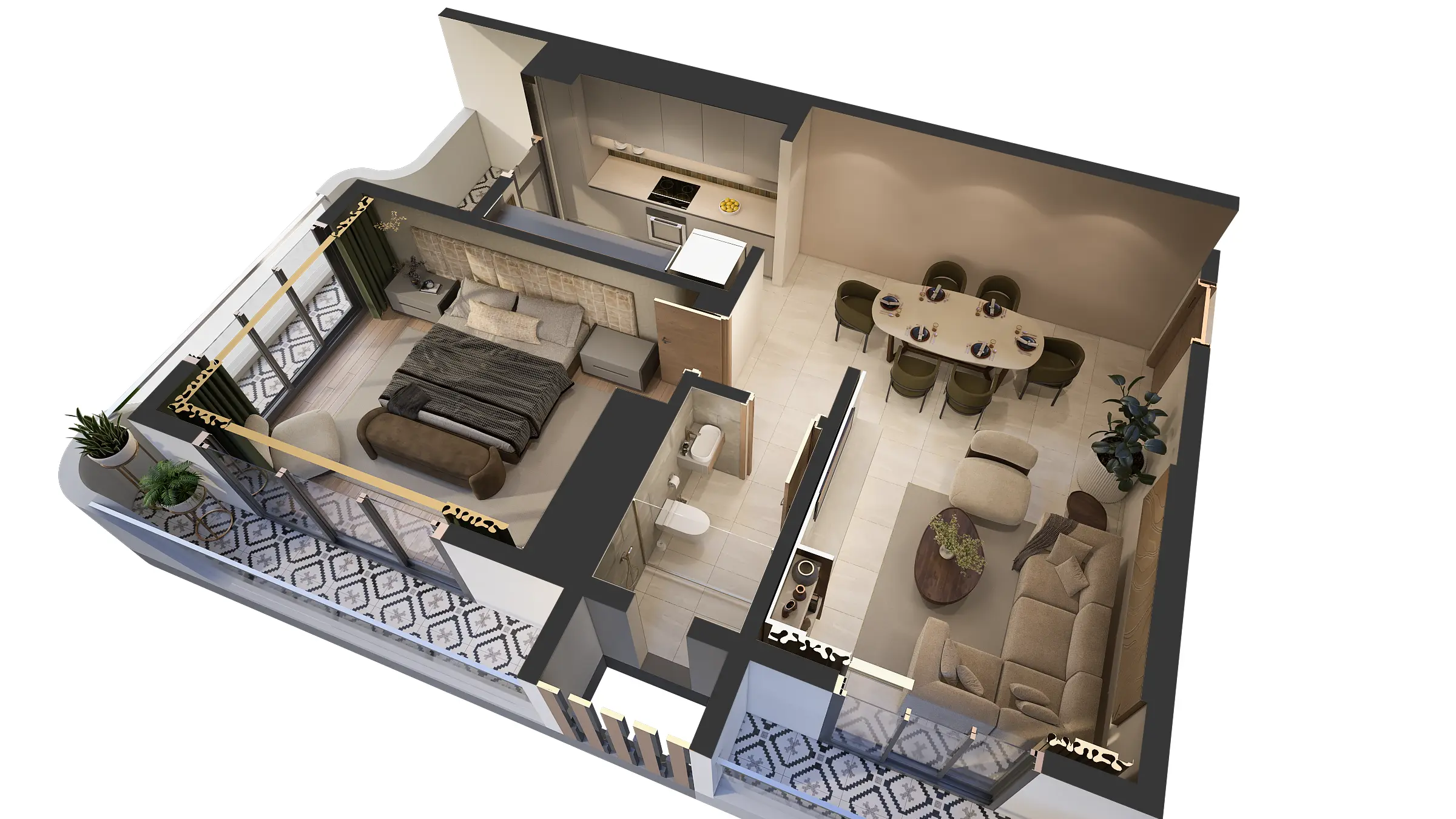 Kwetu Residence floor plan — Plan 4